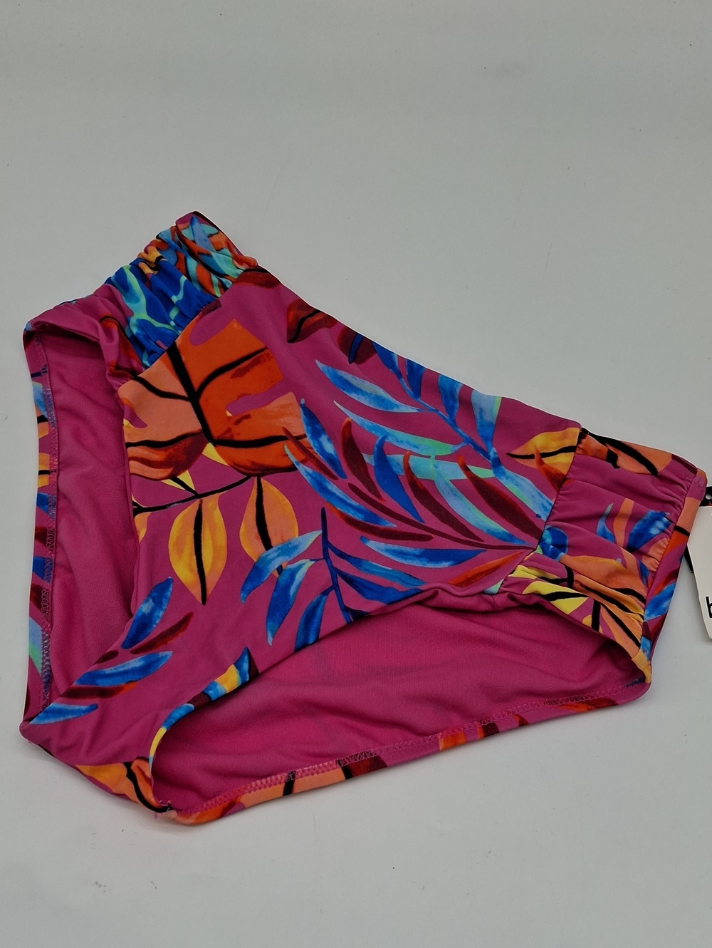 Bar III Paradise in the Palms High-Rise Bikini Bottom Magic Magenta M
